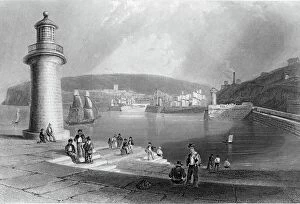 Seafront Gallery: Whitehaven Harbour, c.1840-50 (engraving)