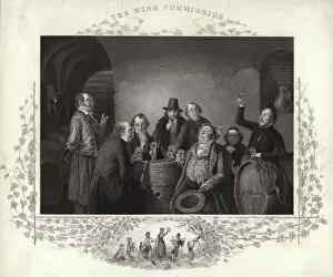 Enjoying Gallery: The Wine Commission (engraving)