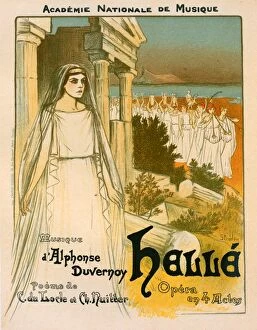 Poster for l'opera Helle, represente au Theatre national de l'Opera, Theophile