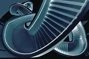 Stair Gallery: Blue stair