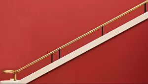 Stair Gallery: diagonal on red