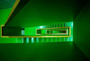 Stair Gallery: the green staircase
