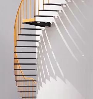 Stair Gallery: Yellow Staircase