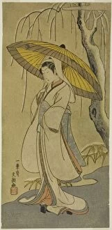 Weeping Willow Collection: The Actor Segawa Kikunojo II as the Heron Maiden in the play 'Cotton Wadding of Izu