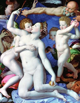 Goddess Collection: An Allegory with Venus and Cupid, c1523-1568. Artist: Agnolo Bronzino