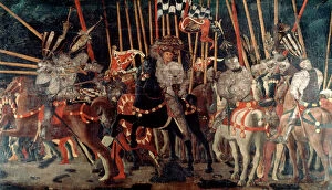 Full Body Gallery: The Battle of San Romano, 1432 (c1435-1440). Artist: Paolo Uccello