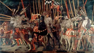 Full Body Gallery: The Battle of San Romano, 1432 (c1435-1440). Artist: Paolo Uccello