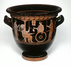 Athens Greece Collection: Bell Krater (Mixing Bowl), about 450 BCE. Creator: Niobid Painter