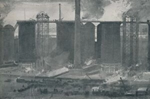 Iron Work Collection: Blast-Furnaces at Bell Bros. Iron Works, Middlesborough, 1910