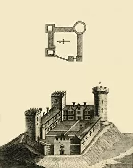 Motte And Bailey Collection: Cambridge Castle, c1783. Creator: Unknown