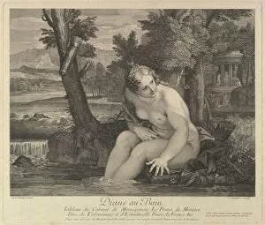 Seated Gallery: Diana at the Bath. Creator: Louis Desplaces