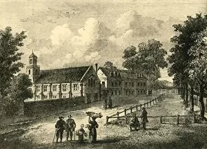 Dulwich College in 1750, (c1878). Creator: Unknown
