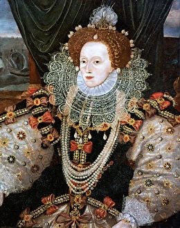 Tudor Gallery: Elizabeth I, Queen of England and Ireland, c1588. Artist: George Gower