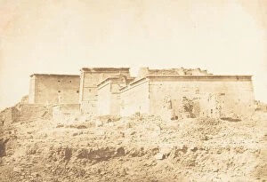 Ancient Egyptian Architecture Gallery: Ensemble du Temple d Isis a Philae - Vue prise au Nord, April 1850