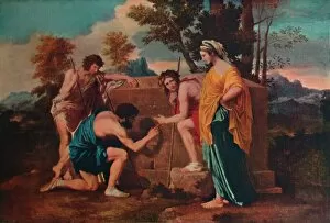 Four People Gallery: Et in Arcadia ego (Les bergers d Arcadie or The Arcadian Shepherds), 1637-1638, (1911)
