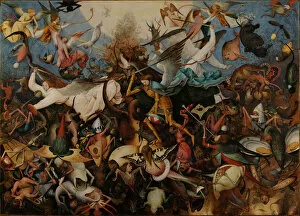 Brussels Collection: The Fall of the Rebel Angels, 1562. Artist: Bruegel (Brueghel), Pieter, the Elder (ca 1525-1569)
