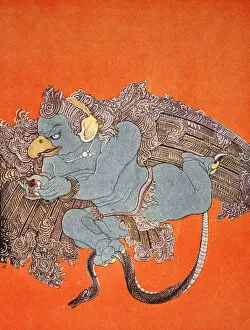 Garuda Collection: Garuda, 1913. Artist: Nandalal Bose