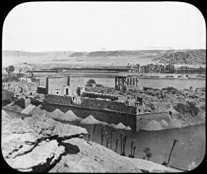 Ancient Egyptian Architecture Gallery: General view of ruins, Philae, Egypt, c1890. Artist: Newton & Co