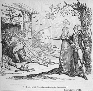 God, and your Majesty, protect mine innocence, c1820. Creator: George Cruikshank God, and your Majesty, protect mine innocence, c1820. Creator: George Cruikshank