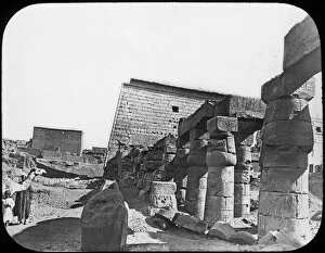 Ancient Egyptian Architecture Gallery: Great Temple, Luxor, Egypt, c1890. Artist: Newton & Co