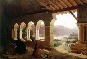 Hermitage Collection: The Hermitage of Vancouleurs, 1819. Artist: Fleury-Francois Richard