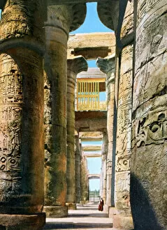 Ancient Egyptian Architecture Gallery: Hypostyle Hall, Karnak Temple complex, Luxor, Egypt, 20th Century