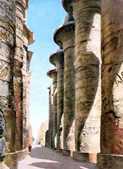 Ancient Egyptian Architecture Gallery: Hypostyle Hall, Temple Karnak, Luxor, Egypt, 20th Century