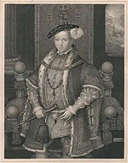 King Edward The Sixth, (early-mid 19th century). Creators: Henry Thomas Ryall, Unknown King Edward The Sixth, (early-mid 19th century). Creators: Henry Thomas Ryall, Unknown