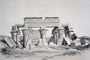Ancient Egyptian Architecture Gallery: Koom-Ombos, Egypt, 1843. Artist: George Moore