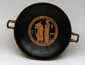 Athens Greece Collection: Kylix (Drinking Cup), about 460 BCE. Creator: Penthesilea Painter