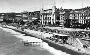 Seafront Gallery: Le Palais de la Mediterranee on Promenade des Anglais, Nice, South of France, early 20th century