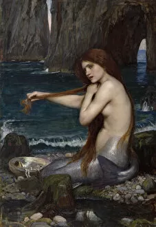 Country Side Collection: A Mermaid. Artist: Waterhouse, John William (1849-1917)