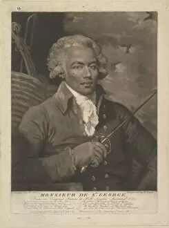 West Indian Gallery: Monsieur de St. George, April 4, 1788. Creator: William Ward
