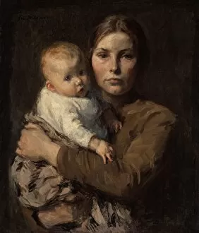 Dutch Gallery: Mother and Child, c. 1906. Creator: Gari Melchers