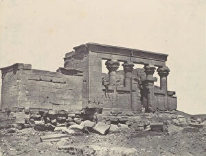 Ancient Egyptian Architecture Gallery: Nubie. Temple de Debod. Parembole de l itineraire d Antonin, 1850