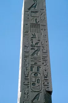 Ancient Egyptian Architecture Gallery: Obelisk of Queen Hatshepsut, Temple of Amun, Karnak, Egypt, c1503 - c1483 BC