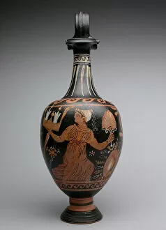 Athens Greece Collection: Oinochoe (Pitcher), end of 4th century BCE. Creator: Mattinata Painter