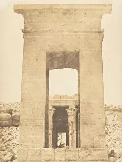 Ancient Egyptian Architecture Gallery: Propylon du Temple de Dandour (Tropique du Cancer), April 1850. Creator: Maxime du Camp