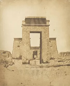Ancient Egyptian Architecture Gallery: Propylone du Temple de Khons, a Karnac, Thebes, 1849-50