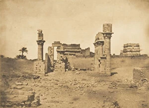 Ancient Egyptian Architecture Gallery: Ruines du Temple d Herment (Hermentis), 1849-50. Creator: Maxime du Camp