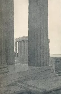 Temple Of Athena Nike Collection: The Temple of Athene Nike at Athens, 1913. Artist: Jules Guerin