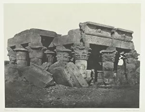 Kom Ombo Collection: Temple d Ombos, Haute-Egypte, 1849 / 51, printed 1852. Creator: Maxime du Camp