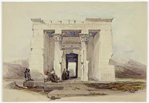Nubia Collection: The Temple of Dendour, Nubia (Dendorack, Upper Egypt), 1840 / 50