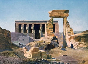 Ancient Egyptian Architecture Gallery: Temple of Hathor, Dendera, Egypt, 20th century