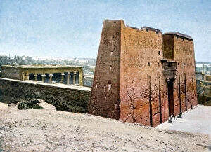 Edfu Collection: Temple of Horus, Edfu, Egypt, 20th Century