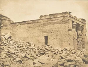 Ancient Egyptian Architecture Gallery: Vue du pronaos du Temple de Dandour (Tropique du Cancer), April 7, 1850