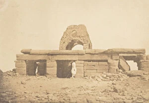 Ancient Egyptian Architecture Gallery: Vue du Temple d Amada - Coupole ruinee d une Eglise Copte, April 2, 1850