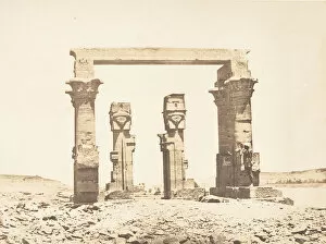 Ancient Egyptian Architecture Gallery: Vue du Temple de Kardassy, April 9, 1850. Creator: Maxime du Camp