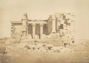 Ancient Egyptian Architecture Gallery: Vue du Temple de Maharakka (Hiera-Sycaminos), April 5, 1850. Creator: Maxime du Camp