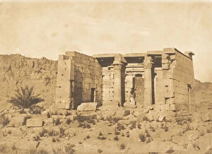Ancient Egyptian Architecture Gallery: Vue du Temple de Tafah (Taphis), April 9, 1850. Creator: Maxime du Camp